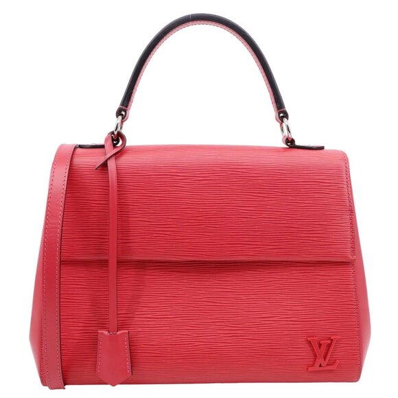 Louis Vuitton  Cluny MM Epi Leather Top Handle Crossbody Bag Red - Picture 1 of 14